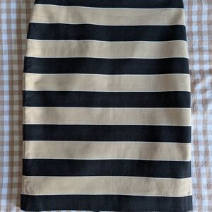 Striped Black and Tan Women's Skirt